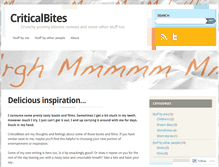 Tablet Screenshot of criticalbites.wordpress.com