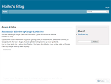 Tablet Screenshot of hoiho.wordpress.com
