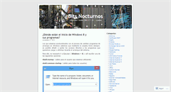 Desktop Screenshot of bitsnocturnos.wordpress.com