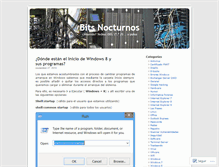 Tablet Screenshot of bitsnocturnos.wordpress.com