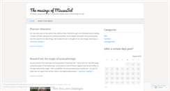 Desktop Screenshot of missussel.wordpress.com