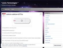Tablet Screenshot of joshetechnologies.wordpress.com
