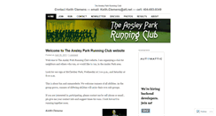 Desktop Screenshot of ansleyruns.wordpress.com