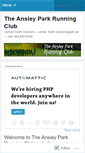 Mobile Screenshot of ansleyruns.wordpress.com