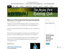 Tablet Screenshot of ansleyruns.wordpress.com