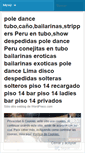 Mobile Screenshot of poledanceperu.wordpress.com