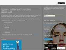 Tablet Screenshot of cabotcircus.wordpress.com