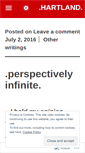 Mobile Screenshot of kellyhartland.wordpress.com
