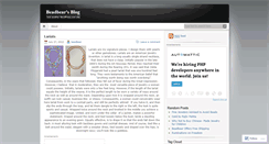Desktop Screenshot of beadbear.wordpress.com