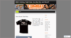 Desktop Screenshot of combatproshop.wordpress.com