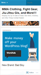 Mobile Screenshot of combatproshop.wordpress.com