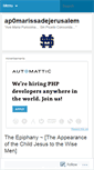 Mobile Screenshot of ap0marissadejerusalem.wordpress.com