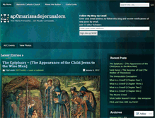 Tablet Screenshot of ap0marissadejerusalem.wordpress.com