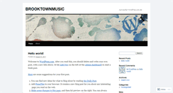 Desktop Screenshot of brooktownentblog.wordpress.com