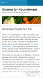 Mobile Screenshot of gluttonfornourishment.wordpress.com
