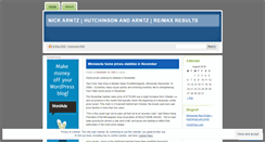 Desktop Screenshot of nickarntz.wordpress.com