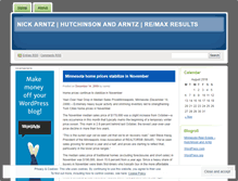 Tablet Screenshot of nickarntz.wordpress.com