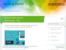 Tablet Screenshot of farmingforum.wordpress.com