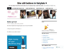 Tablet Screenshot of debbielife.wordpress.com