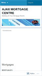 Mobile Screenshot of ajaxmortgagecentre.wordpress.com