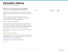 Tablet Screenshot of fitnesslife.wordpress.com