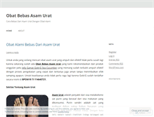 Tablet Screenshot of obatbebasasamurat1.wordpress.com