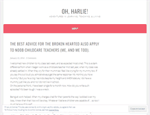 Tablet Screenshot of harlina.wordpress.com