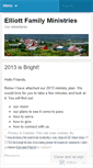 Mobile Screenshot of elliottfamilyministries.wordpress.com