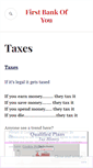 Mobile Screenshot of firstbankofyou.wordpress.com
