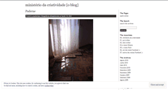 Desktop Screenshot of ministeriocriativo.wordpress.com