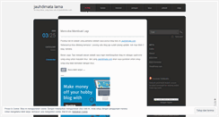 Desktop Screenshot of jauhdimata.wordpress.com