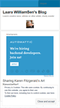Mobile Screenshot of laarawilliamsen.wordpress.com