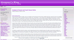 Desktop Screenshot of dquansoon.wordpress.com