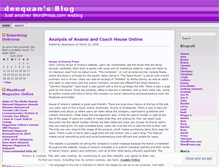 Tablet Screenshot of dquansoon.wordpress.com