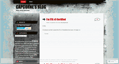 Desktop Screenshot of capcorne.wordpress.com