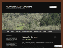 Tablet Screenshot of gophervalleyjrnl.wordpress.com