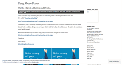 Desktop Screenshot of drugabusefocus.wordpress.com