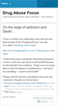Mobile Screenshot of drugabusefocus.wordpress.com