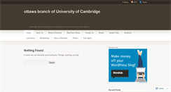 Desktop Screenshot of cambridgeottawa.wordpress.com