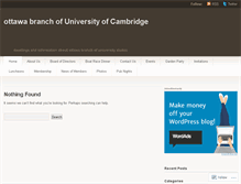 Tablet Screenshot of cambridgeottawa.wordpress.com