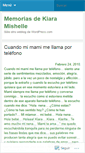 Mobile Screenshot of kiaramishelle.wordpress.com