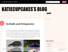 Tablet Screenshot of katiecupcakes.wordpress.com