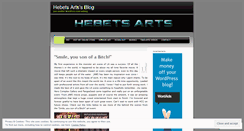 Desktop Screenshot of hebetsarts.wordpress.com