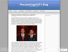 Tablet Screenshot of pecutankognitif.wordpress.com