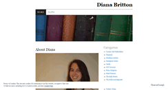 Desktop Screenshot of dianabritton.wordpress.com