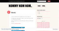 Desktop Screenshot of nommynomnom.wordpress.com