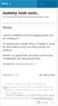 Mobile Screenshot of nommynomnom.wordpress.com