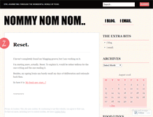 Tablet Screenshot of nommynomnom.wordpress.com