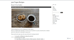 Desktop Screenshot of 500veganrecipes.wordpress.com