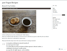 Tablet Screenshot of 500veganrecipes.wordpress.com